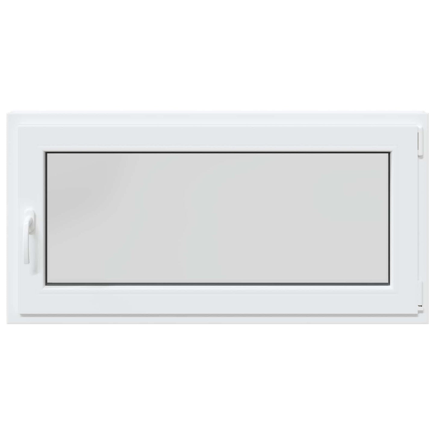 Kældervindue RISOR 120 x 60 cm PVC og glas Hvid