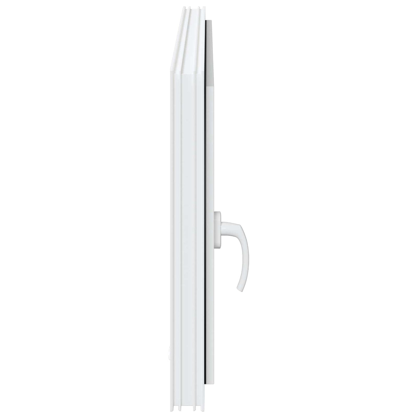 Kældervindue RISOR 120 x 60 cm PVC og glas Hvid