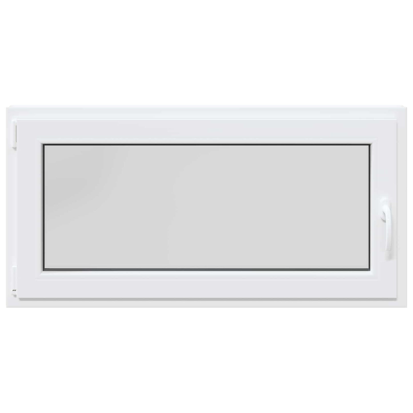 Kældervindue RISOR 120 x 60 cm PVC og glas Hvid