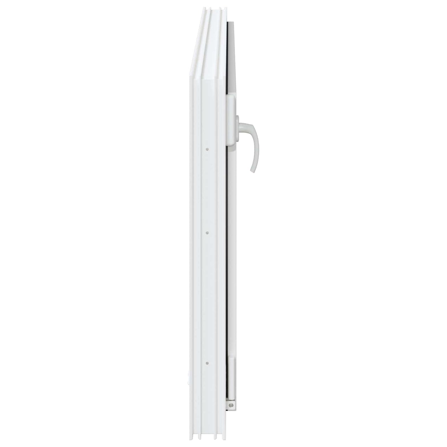 Kældervindue RISOR 120 x 60 cm PVC og glas Hvid