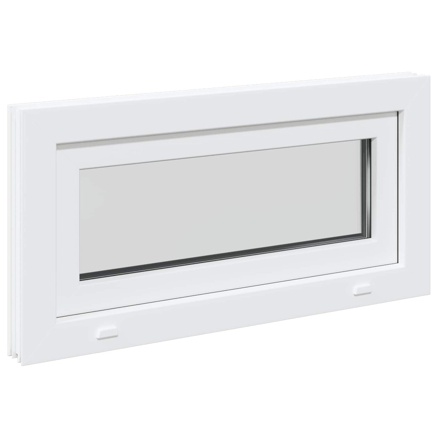 Kældervindue RISOR 80 x 40 cm PVC og glas