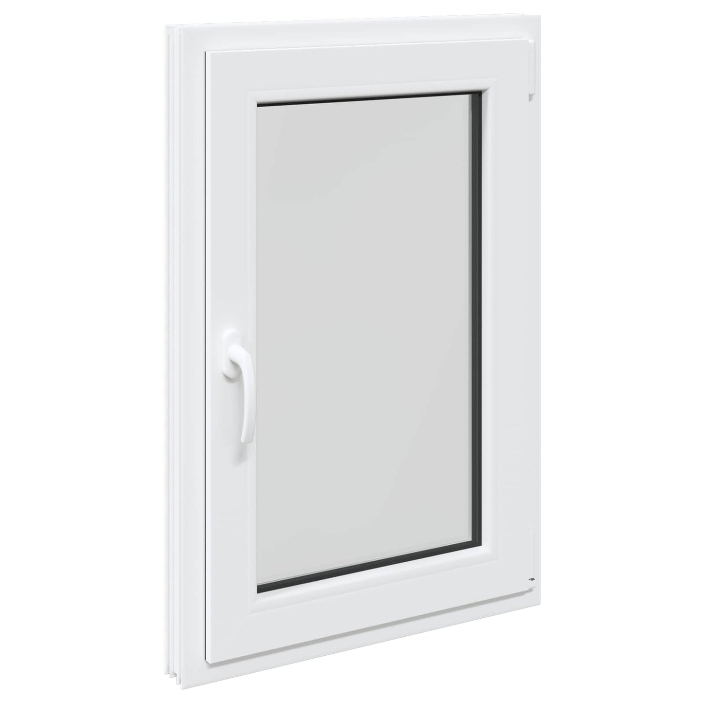 Kældervindue RISOR 60 x 100 cm PVC og glas Hvid