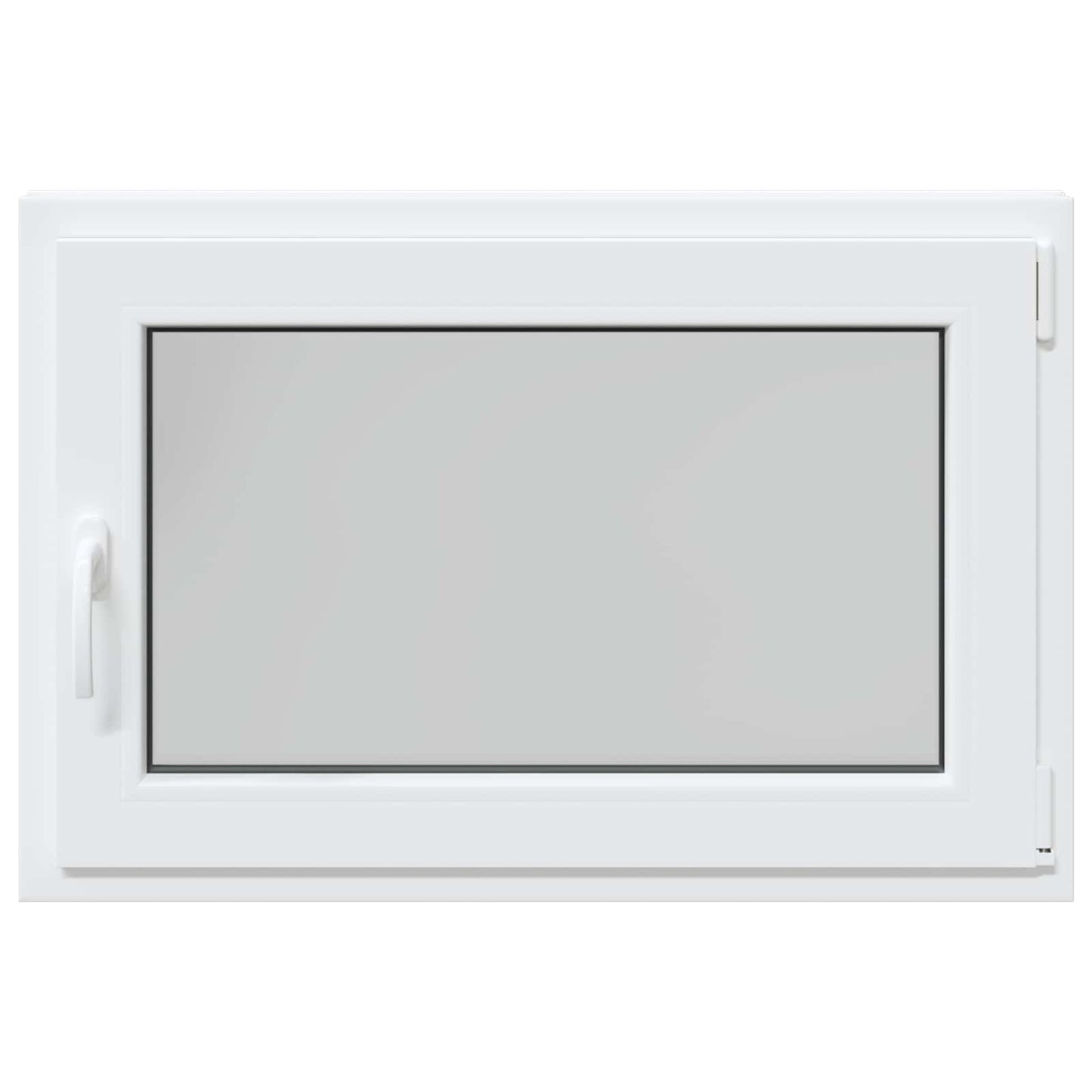 Kældervindue RISOR 90 x 50 cm PVC og glas Hvid