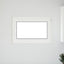 Kældervindue RISOR 90 x 70 cm PVC og glas Hvid