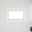 Kældervindue RISOR 100 x 50 cm PVC og glas Hvid