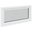 Kældervindue RISOR 120 x 60 cm PVC og glas Hvid