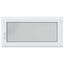 Kældervindue RISOR 120 x 60 cm PVC og glas Hvid