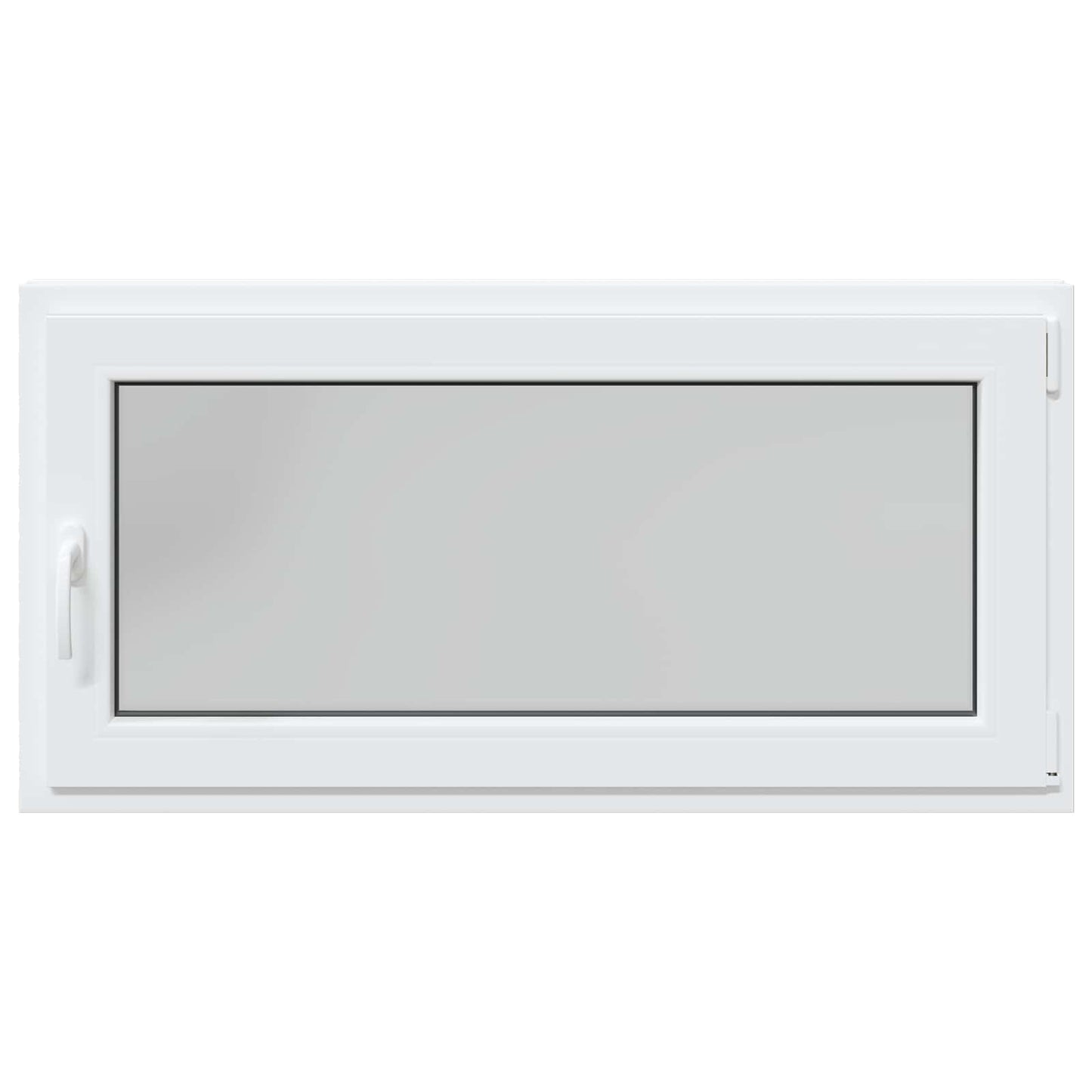 Kældervindue RISOR 120 x 60 cm PVC og glas Hvid