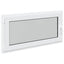 Kældervindue RISOR 120 x 60 cm PVC og glas Hvid