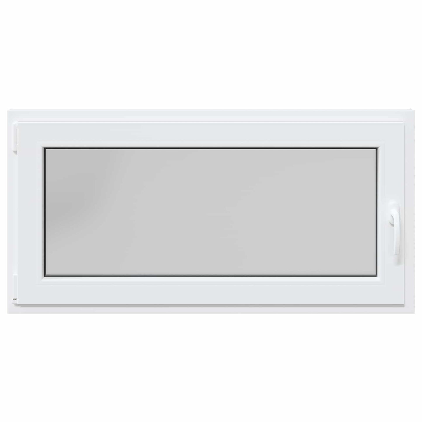 Kældervindue RISOR 120 x 60 cm PVC og glas Hvid