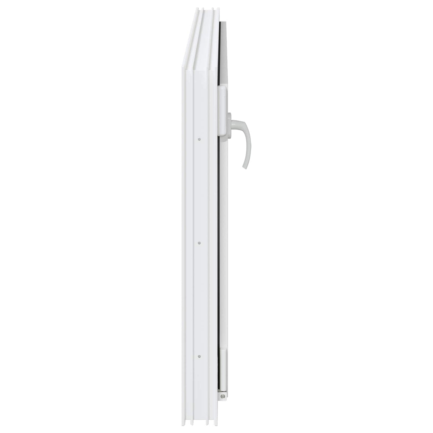 Kældervindue RISOR 120 x 60 cm PVC og glas Hvid