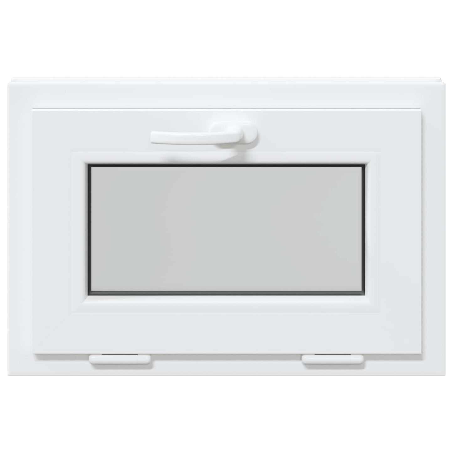 Kældervindue RISOR 60 x 40 cm PVC og glas Hvid