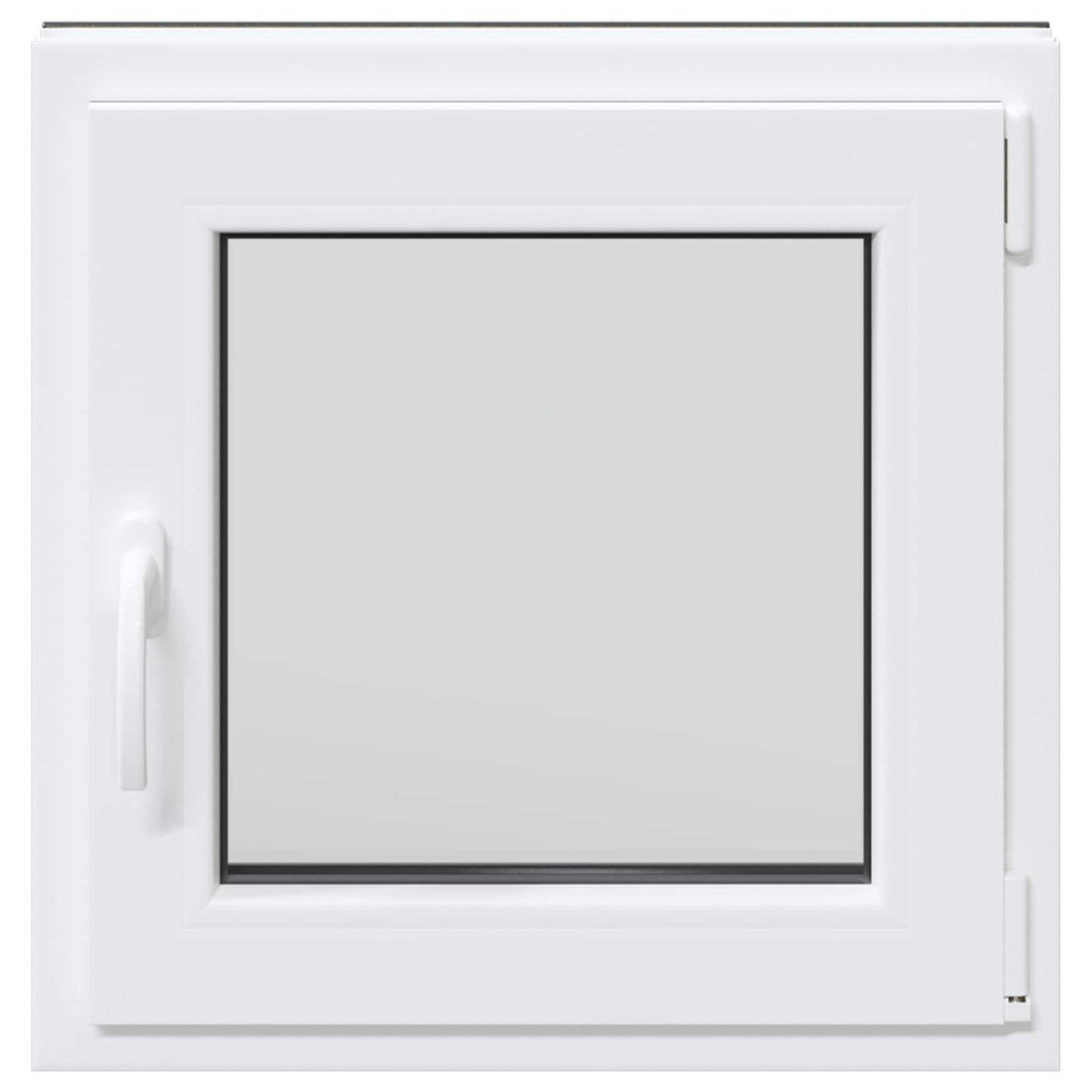 Kældervindue RISOR 50 x 50 cm PVC og glas Antracit