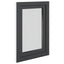 Kældervindue RISOR 60 x 90 cm PVC og glas Antracit