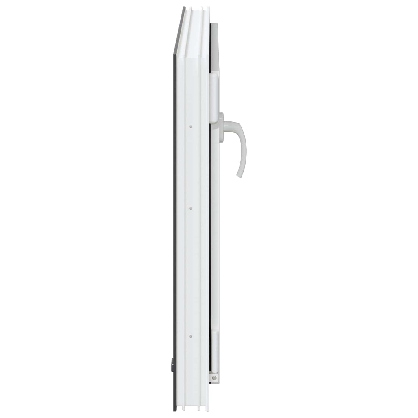 Kældervindue RISOR 80 x 50 cm PVC og glas Antracit
