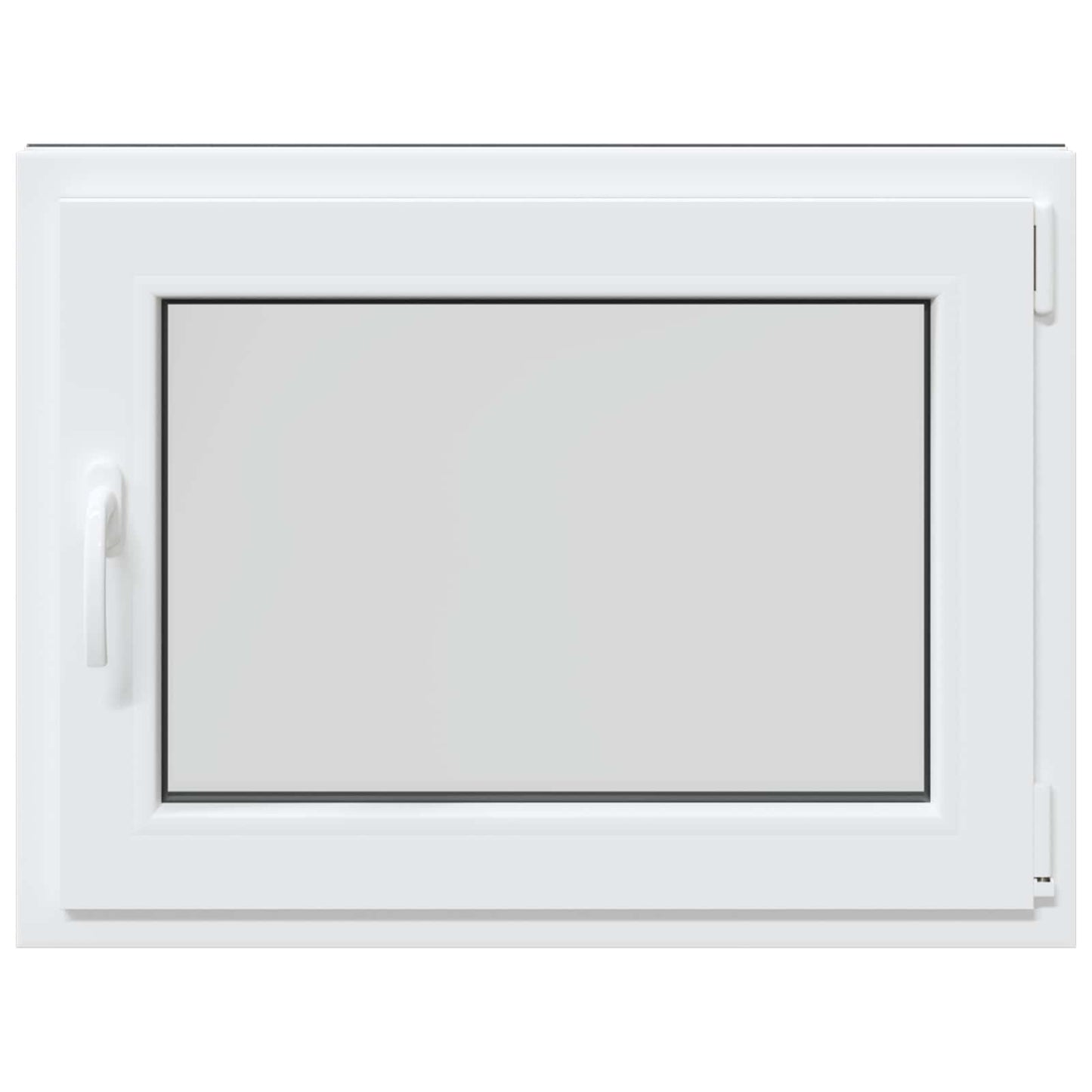 Kældervindue RISOR 80 x 50 cm PVC og glas Antracit