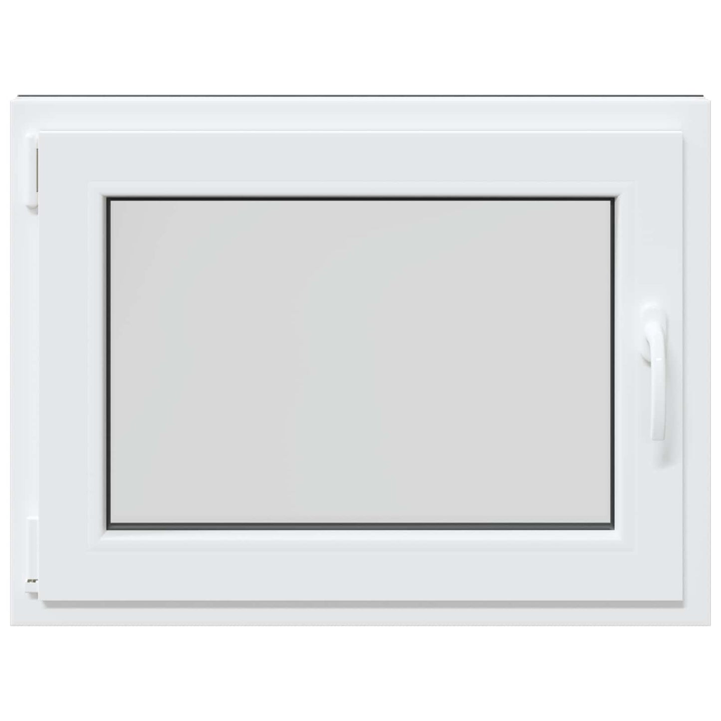 Kældervindue RISOR 80 x 60 cm PVC og glas Antracit