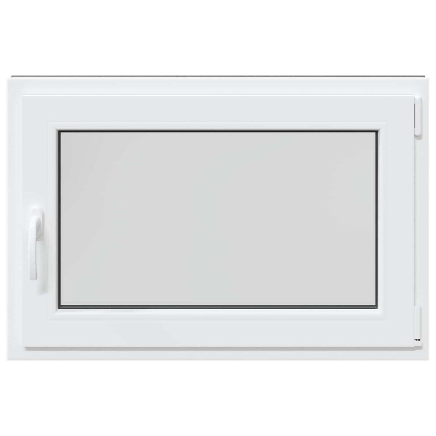 Kældervindue RISOR 80 x 70 cm PVC og glas Antracit