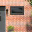 Kældervindue RISOR 100 x 70 cm PVC og glas Antracit