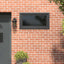 Kældervindue RISOR 110 x 70 cm PVC og glas Antracit