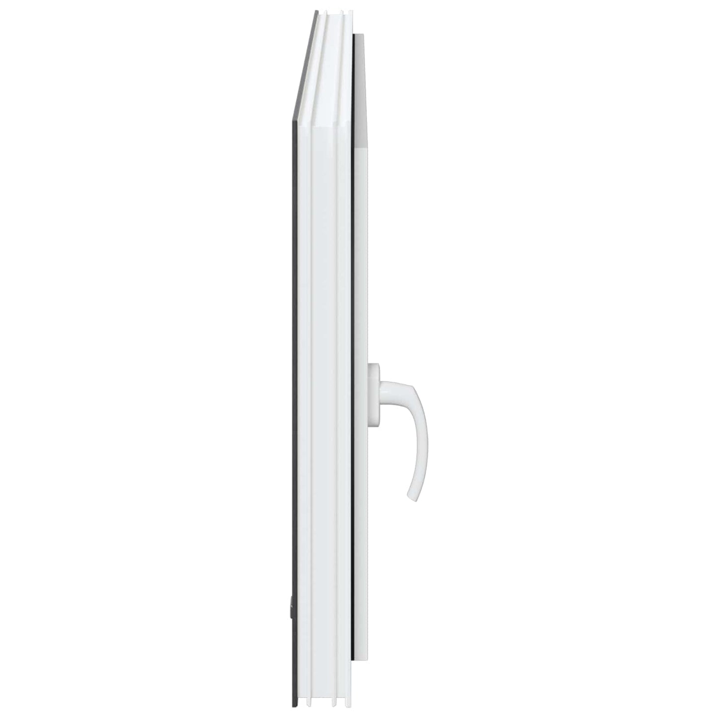 Kældervindue RISOR 120 x 60 cm PVC og glas Antracit
