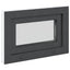 Kældervindue RISOR 60 x 40 cm PVC og glas Antracit