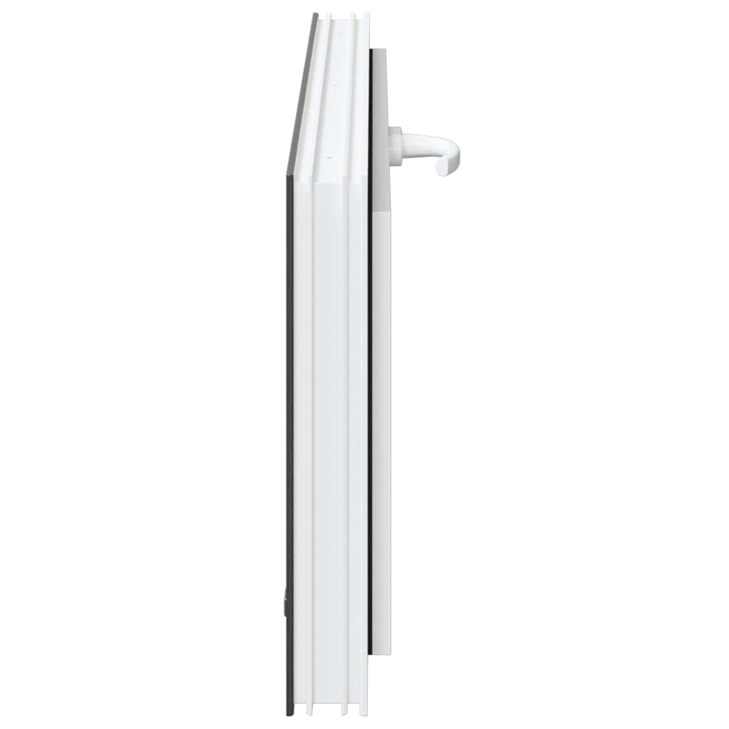 Kældervindue RISOR 100 x 40 cm PVC og glas Antracit
