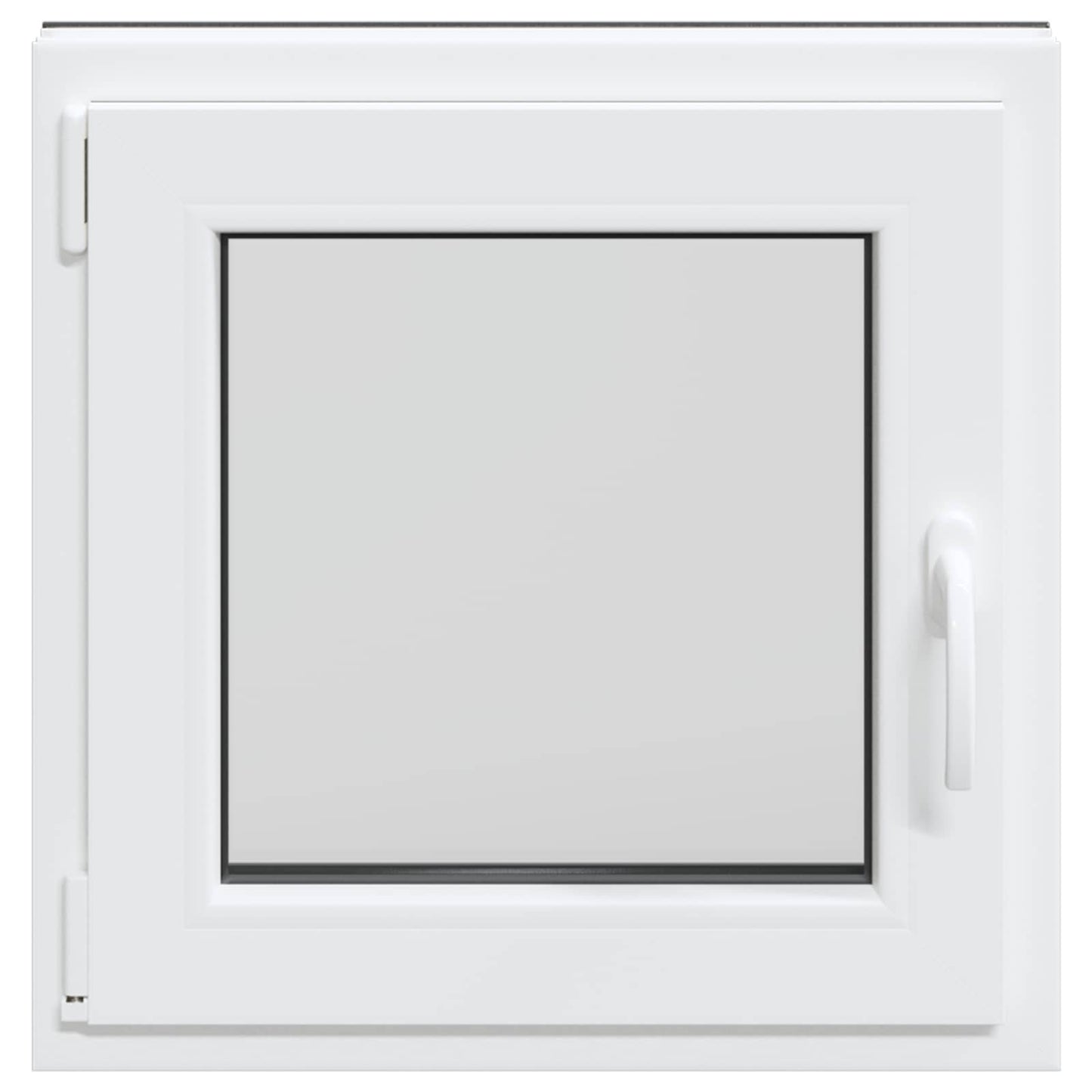 Kældervindue RISOR 50 x 50 cm PVC og glas Antracit