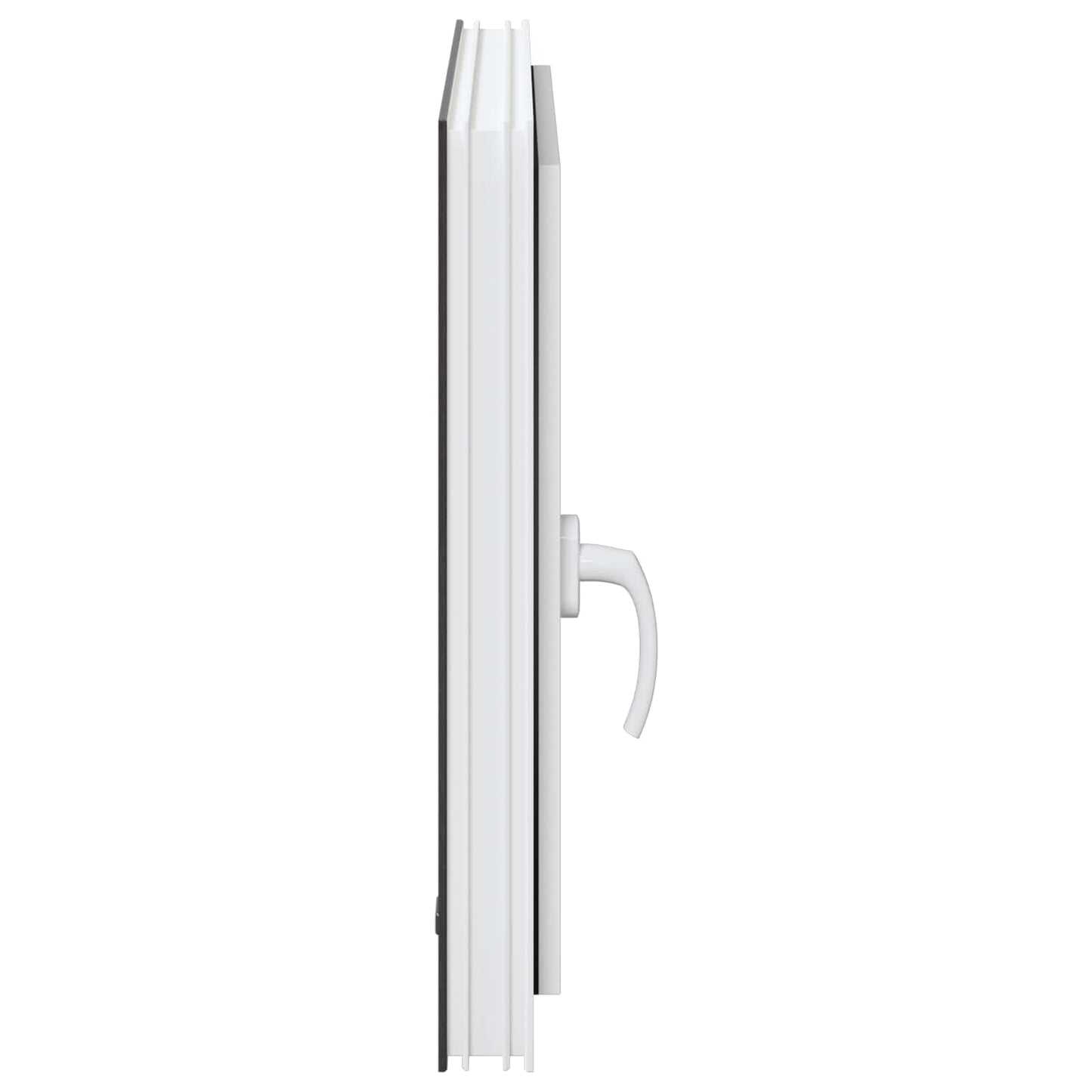 Kældervindue RISOR 60 x 60 cm PVC og glas Antracit