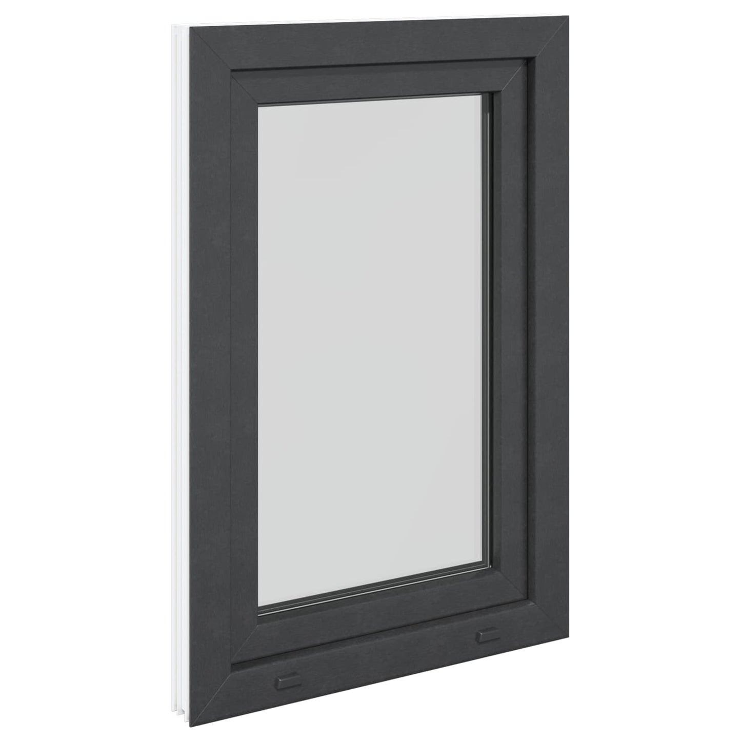 Kældervindue RISOR 60 x 100 cm PVC og glas Antracit