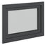 Kældervindue RISOR 80 x 60 cm PVC og glas Antracit