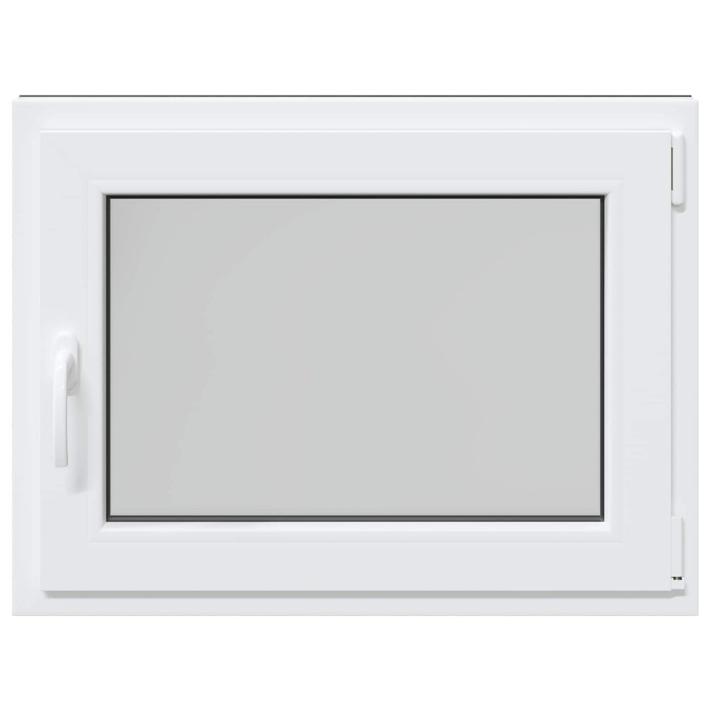 Kældervindue RISOR 80 x 60 cm PVC og glas Antracit