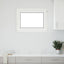 Kældervindue RISOR 80 x 70 cm PVC og glas Antracit