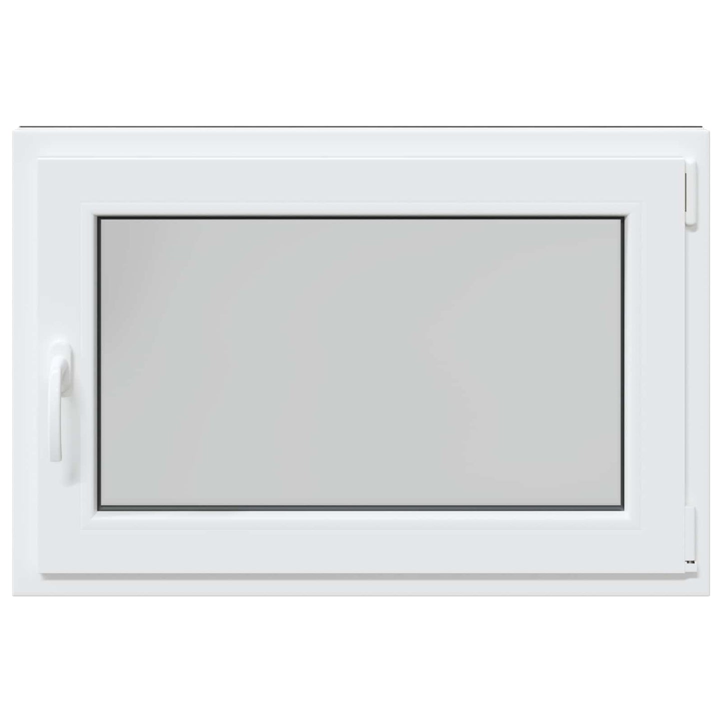 Kældervindue RISOR 80 x 70 cm PVC og glas Antracit