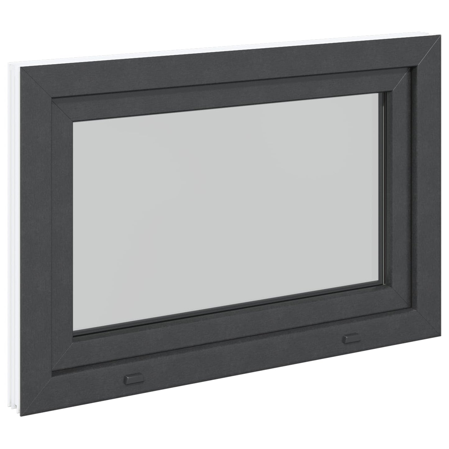 Kældervindue RISOR 90 x 60 cm PVC og glas Antracit