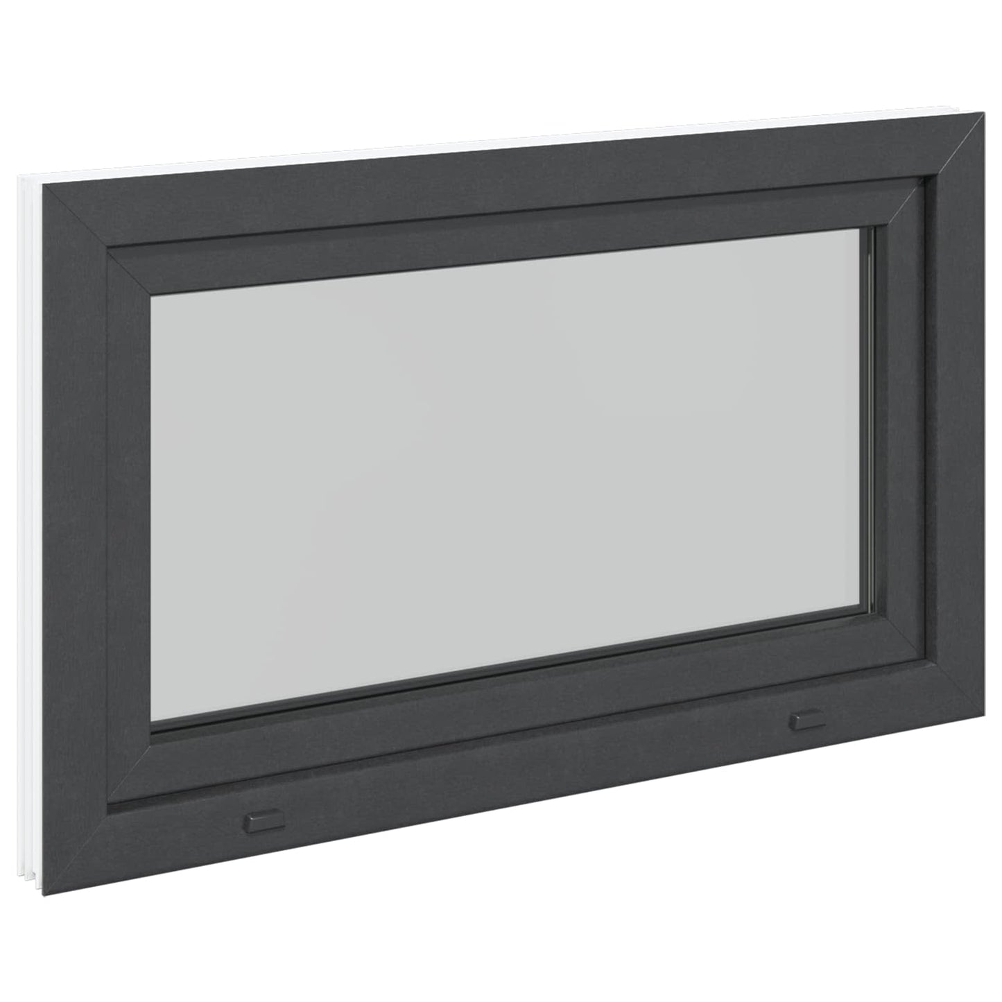 Kældervindue RISOR 100 x 50 cm PVC og glas Antracit