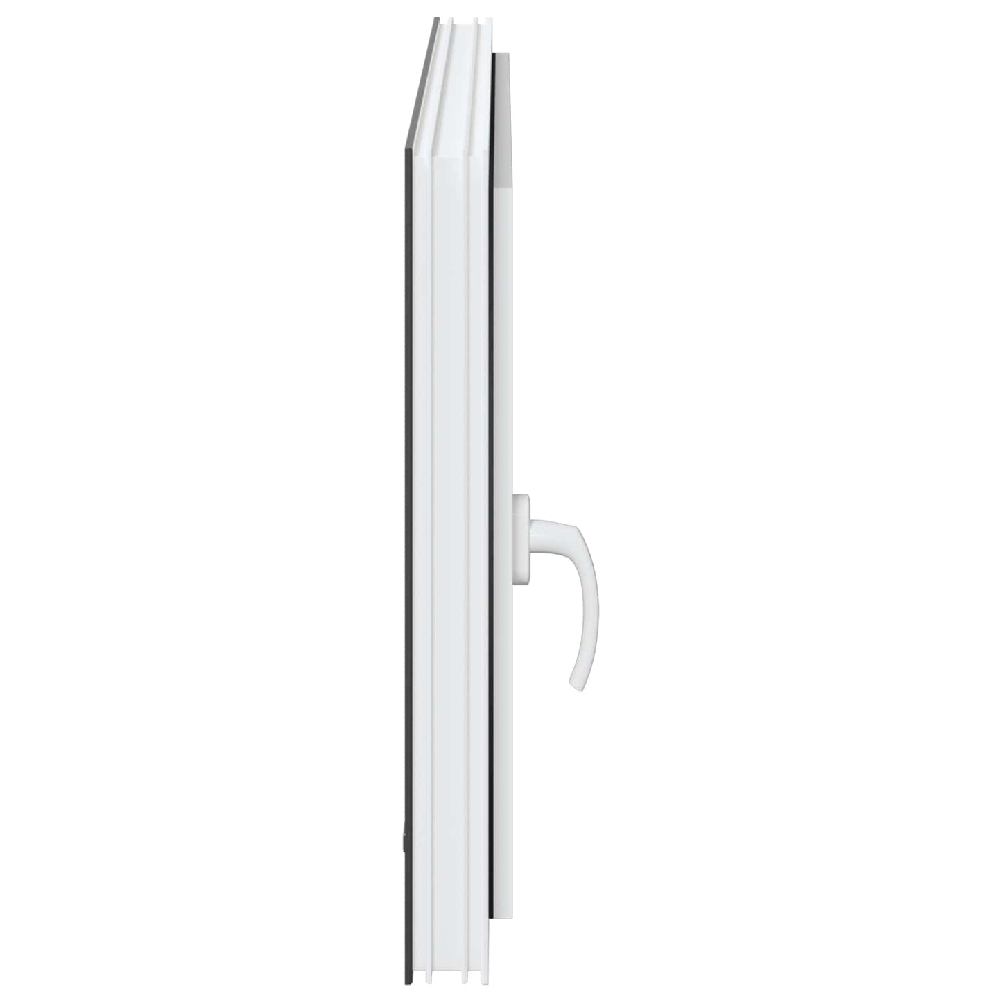 Kældervindue RISOR 100 x 60 cm PVC og glas Antracit