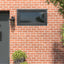 Kældervindue RISOR 110 x 50 cm PVC og glas Antracit