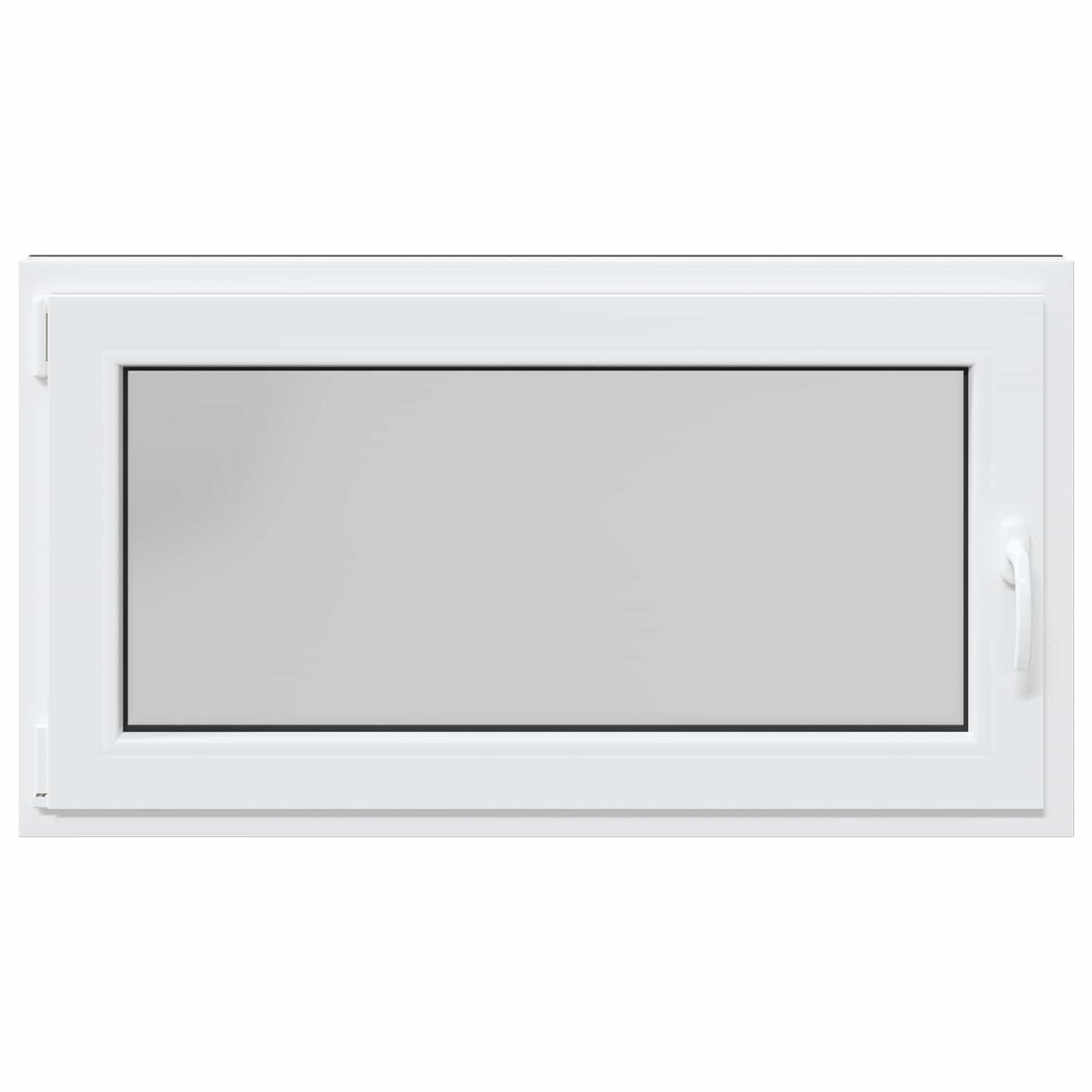 Kældervindue RISOR 110 x 50 cm PVC og glas Antracit