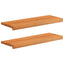Trappetrin 2 stk. 80 x 30 x 2 cm Lys Brun Solid bøg