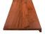 Trappetrin 2 stk. 100 x 25 x 2 cm Brun Solid bøg