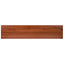Trappetrin 2 stk. 120 x 25 x 2 cm Brun Solid bøg