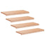 Trappetrin 4 stk. 70 x 30 x 2 cm Naturfarvet Solid bøg