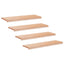 Trappetrin 4 stk. 90 x 30 x 2 cm Naturfarvet Solid bøg
