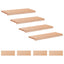 Trappetrin 8 stk. 70 x 30 x 2 cm Naturfarvet Solid bøg