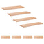Trappetrin 8 stk. 90 x 30 x 2 cm Naturfarvet Solid bøg