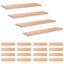 Trappetrin 20 stk. 110 x 25 x 2 cm Naturfarvet Solid bøg