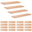 Trappetrin 20 stk. 90 x 30 x 2 cm Naturfarvet Solid bøg