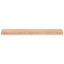 Vindueskarme 2 stk. Naturfarvet 90 x 20 x 2 cm Solid bøg