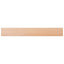 Vindueskarme 2 stk. Naturfarvet 120 x 20 x 2 cm Solid bøg